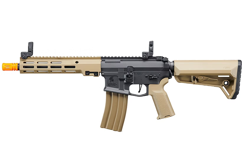 Lancer Tactical Gen 2 Stalker 10" M4 AEG Airsoft Rifle (Black/Tan)