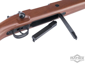 Matrix KAR 98K Bolt Action Spring Powered Rifle by S&T (Faux Wood Stock)