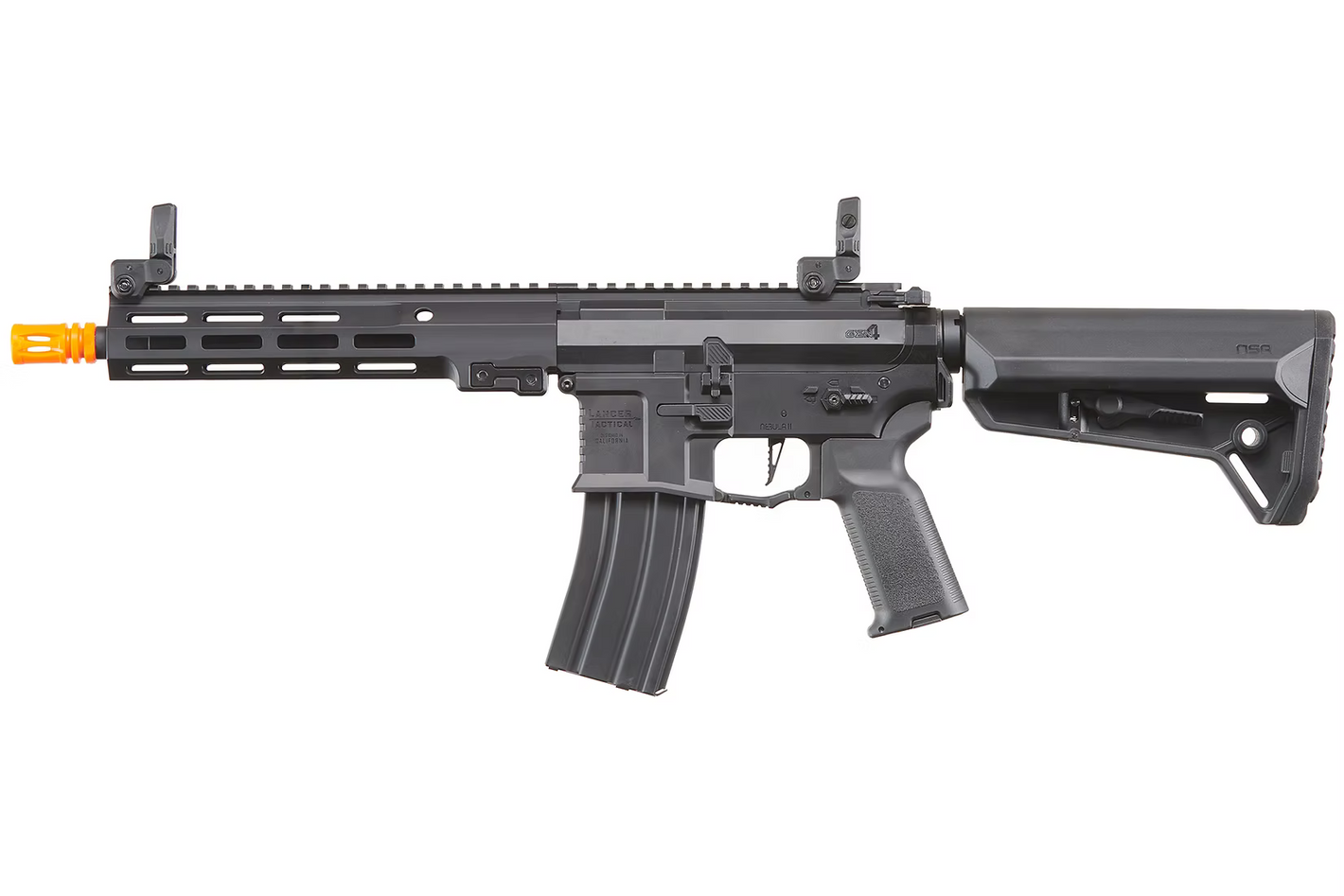 Lancer Tactical Gen 4 Stalker 10" M4 AEG Airsoft Rifle w/ Nebula 2 ETU (Black)