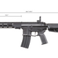 Lancer Tactical Gen 4 Stalker 10" M4 AEG Airsoft Rifle w/ Nebula 2 ETU (Black)