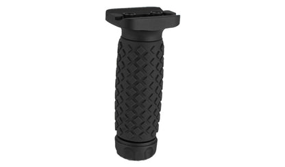 G&P CNC Aluminum Tactical Keymod Vertical Grip (Pattern: Golf Ball Pattern / Long / Black)