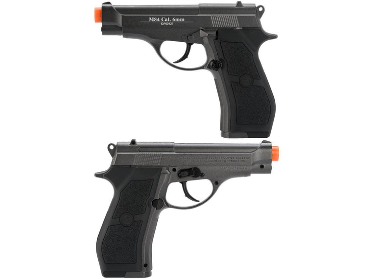WG Full Metal M84 Compact Airsoft Co2 Powered Airsoft Gas Pistol