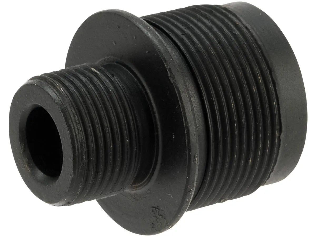 KJW Mock Silencer Adapter for KC02 Series Airsoft Sniper Rifles - 14mm Negative