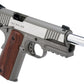 Colt Licensed 1911 Tactical Full Metal CO2 Airsoft Gas Blowback Pistol by KWC (Model: Stainless Railed)