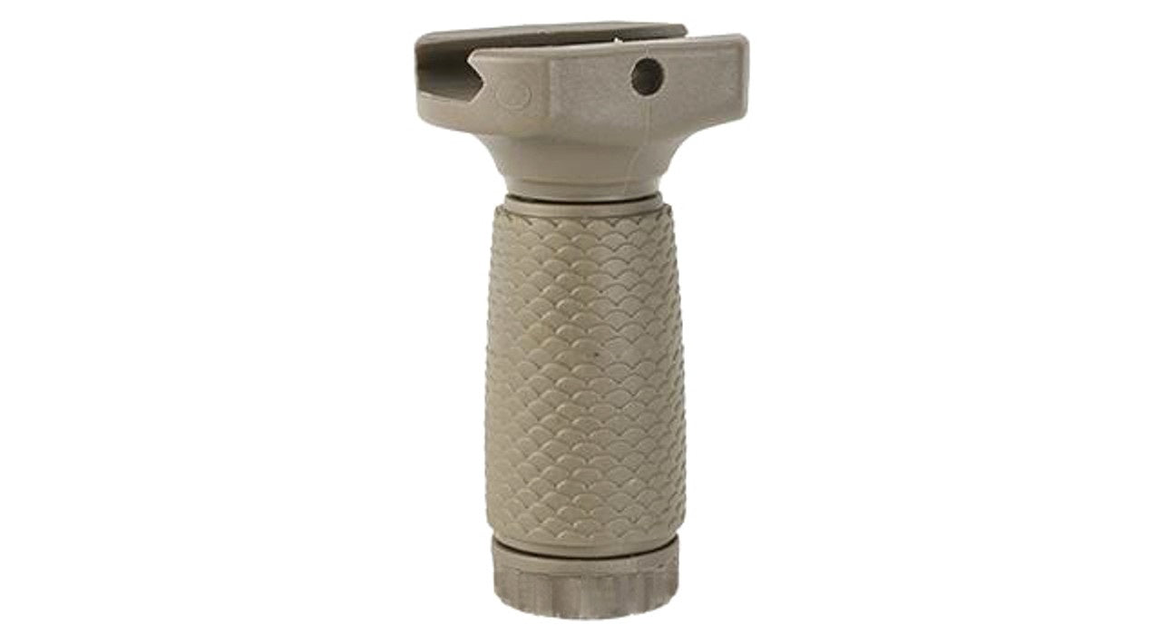 G&P Tactical Rubber Vertical Grip (Pattern: Scale Pattern / Short / Sand)