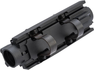 LCT CNC Aluminum Railed Gas Tube for AK Series AEG Rifles (Short)