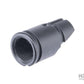 Matrix AKM Type Slant Full Steel Compensator / Flash Hider for AK Series Airsoft Rifles (Threads: 14mm Negative)