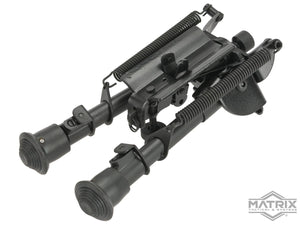 Matrix M030 6" Retractable Harris Type Bipod w/ Swivel Lock