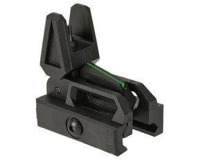 Valken Airsoft Polymer Flip-up Front Back-Up Sight with Fiber Optic Insert