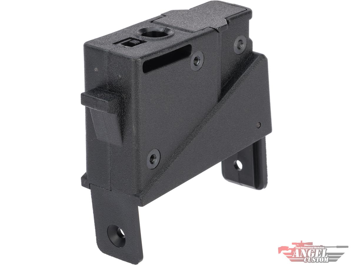 Angel Custom Magazine Adapter for Firestorm / Thunderstorm Airsoft AEG Drum Magazines (Model: SR47 / Black)