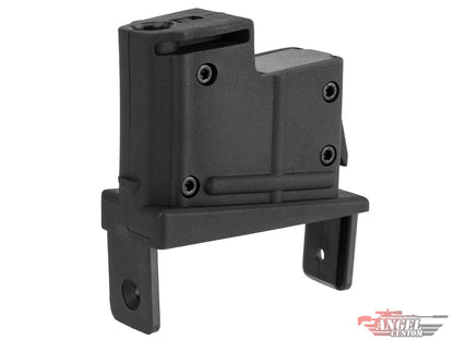 Angel Custom Magazine Adapter for Firestorm / Thunderstorm Airsoft AEG Drum Magazines (Model: AUG / Black)