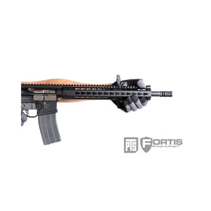 PTS Fortis Shift - CNC Machined Billet Aluminum Short Angled Grip - Keymod - Dark Earth