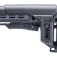 DLG Tactical Retractable Stock w/ Adjustable Long Cheek Riser for M4 / M16 Series Milspec Rifles