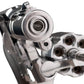 WinGun Airsoft Revolver CO2 731 Sheriff M36 (2.5 inch, Black Grip, 6mm Version) - Silver
