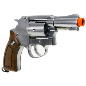 WinGun G731 Full Metal CO2 Gas Airsoft Revolver by Win Gun (Color: Chrome)