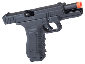 APS XTP Black Hornet Full Auto Co2 Powered Airsoft Pistol with Polymer Slide (Version: Japan Version / Black)