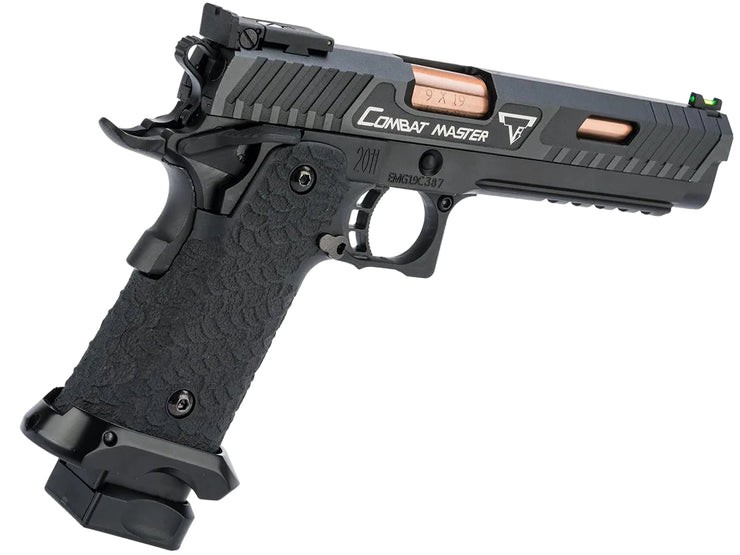 EMG STI / TTI Licensed JW3 2011 Combat Master Airsoft Training Pistol (Model: Green Gas)