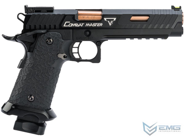 EMG STI / TTI Licensed JW3 2011 Combat Master Airsoft Training Pistol (Model: Green Gas)