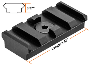 UTG PRO M-LOK 4-Slot Picatinny Rail Section