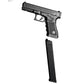 Elite Force Fully Licensed GLOCK 18C Select Fire Semi / Full Auto Gas Blowback Airsoft Pistol w/ Extended Mag (Type: Green Gas)