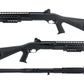 CYMA Sport M3 3-Round Burst Multi-Shot Shell Loading Airsoft Shotgun (Model: Full Stock CQB w/ Keymod / Black)