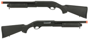 CYMA Standard Full Metal M870 3-Round Burst Multi-Shot Shell Loading Airsoft Shotgun (Full Stock CQB Full Metal)