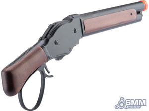 6mmproshop x Golden Eagle M1887 Lever Action Gas Airsoft Shotgun (Black / Compact / Wild Lever)