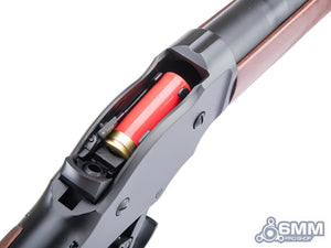 6mmproshop x Golden Eagle M1887 Lever Action Gas Airsoft Shotgun (Color: Black / Standard / Wild Lever)