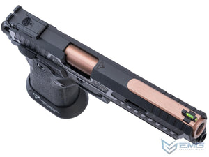 EMG TTI Licensed JW3 2011 Combat Master Airsoft Training Pistol w/ Custom Island Barrel (Green Gas)