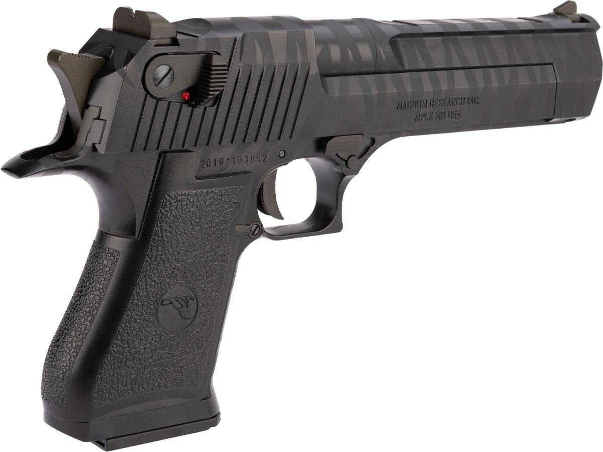 WE-Tech Desert Eagle .50 AE Full Metal Gas Blowback Airsoft Pistol by Cybergun (Gold Tiger stripe / CO2)