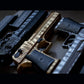 WE-Tech Desert Eagle .50 AE Full Metal Gas Blowback Airsoft Pistol by Cybergun (Gold Tiger stripe / CO2)