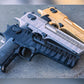 WE-Tech Desert Eagle .50 AE Full Metal Gas Blowback Airsoft Pistol by Cybergun (Gold Tiger stripe / CO2)