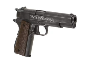 AW Custom Full Metal Custom "Molon Labe" Weathered 1911A1 Airsoft Gas Blowback Pistol
