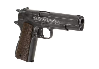 AW Custom Full Metal Custom "Molon Labe" Weathered 1911A1 Airsoft Gas Blowback Pistol