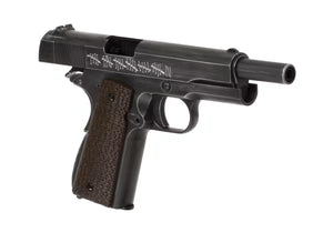 AW Custom Full Metal Custom "Molon Labe" Weathered 1911A1 Airsoft Gas Blowback Pistol