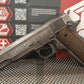 AW Custom Full Metal Custom "Molon Labe" Weathered 1911A1 Airsoft Gas Blowback Pistol