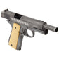 AW Custom Full Metal Custom "Molon Labe" Weathered 1911A1 Airsoft Gas Blowback Pistol