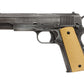AW Custom Full Metal Custom "Molon Labe" Weathered 1911A1 Airsoft Gas Blowback Pistol