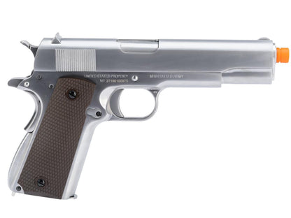 Cybergun Colt Licensed 1911A1 Airsoft Gas Blowback Pistol by AW Custom (Black / Green Gas)