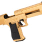 WE-Tech Desert Eagle .50 AE Full Metal Gas Blowback Airsoft Pistol by Cybergun (Gold Tiger stripe / CO2)