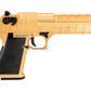 WE-Tech Desert Eagle .50 AE Full Metal Gas Blowback Airsoft Pistol by Cybergun (Gold Tiger stripe / CO2)