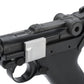 AW Custom 6" Luger P08 Gas Blowback Airsoft Pistol (Silver / Black)