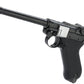 AW Custom 6" Luger P08 Gas Blowback Airsoft Pistol (Silver / Black)
