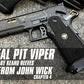 JAG Arms Taran Tactical Innovations Licensed JW4 Pit Viper Hi-CAPA Gas Blowback Airsoft Pistol