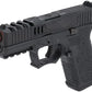 AW Custom VX7 Series Gas Blowback Airsoft Pistol (Model: X80 / Green Gas / Black)