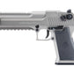 Magnum Research Licensed Semi/Full Auto Metal Desert Eagle CO2 Gas Blowback Airsoft Pistol by KWC (Gray w/ Rail)