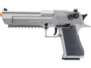 Magnum Research Licensed Select Fire Desert Eagle CO2 Gas Blowback Airsoft Pistol by KWC (Silver)