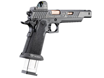 EMG TTI Licensed 2011 Combat Master Alpha Optic Ready Airsoft Training Pistol (Model: Standard - Semi-Auto / Green Gas / Pistol Only)