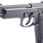 M9 PT92 Full Metal Semi / Full Auto Select Fire CO2 Gas Blowback Airsoft Pistol by KWC (Color: Black)