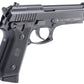 M9 PT92 Full Metal Semi / Full Auto Select Fire CO2 Gas Blowback Airsoft Pistol by KWC (Color: Black)